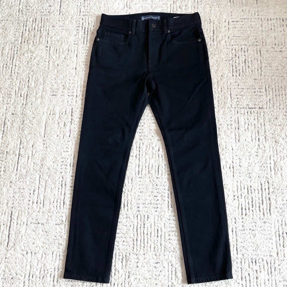 Everlane mens black skinny jeans sz 29x28 (G2107)